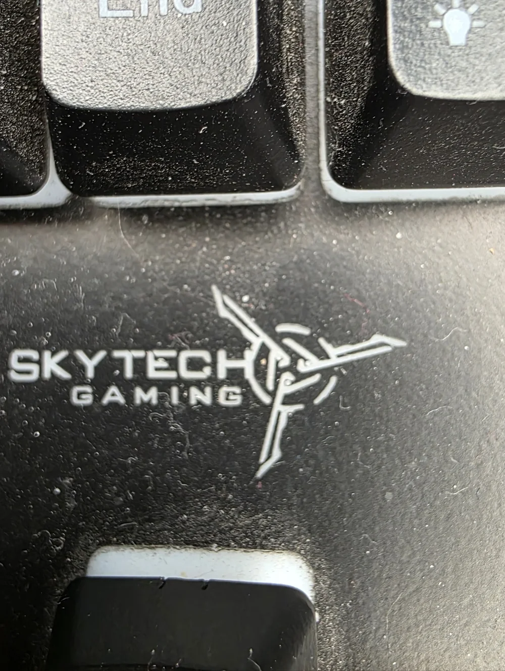 Skytech Black Wired Gaming Keyboard with Red Accented Cable